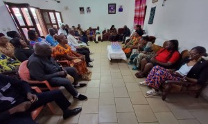 Visite de réconfort à la famille du Capitaine ® Roger MBARGA AVAH